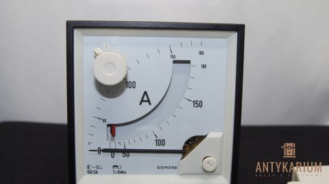 Amperomierz analogowy od 0 do 180A Siemens Amperomierz analogowy od 0 do 180A Siemens
