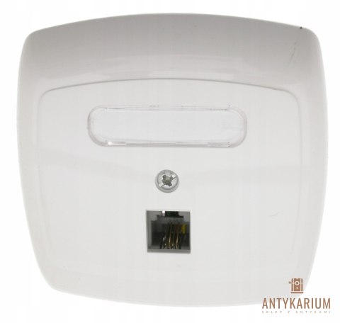 Gniazdo Telefoniczne ścienne Schneider Electric biały