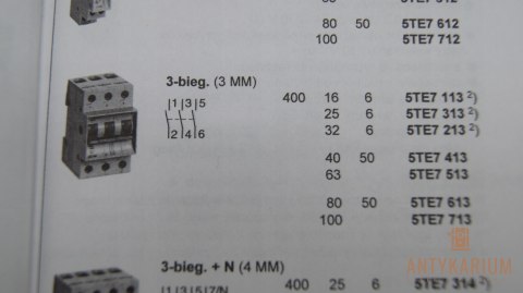 Rozłącznik 16A 400V 2-POL 5TE7 113 Siemens Rozłącznik 16A 400V 2-POL 5TE7 113 Siemens