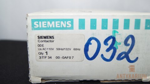 Stycznik 15KW 400V DC 110V 3TF34 00-0AF0 Siemens Stycznik 15KW 400V DC 110V 3TF34 00-0AF0 Siemens