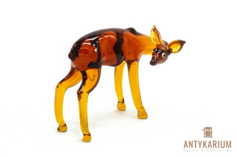 Szklany jelonek Murano