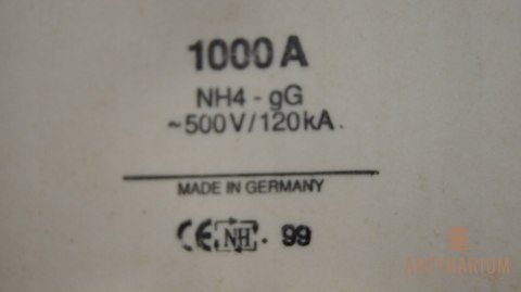 Wkładka bezpiecznikowa 1000A NH4 3NA3480 Siemens Wkładka bezpiecznikowa 1000A NH4 3NA3480 Siemens