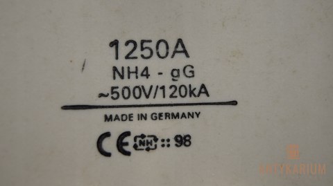 Wkładka bezpiecznikowa 1250A NH4 3NA3482 Siemens