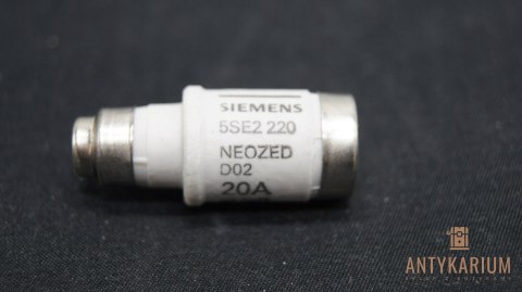 Wkładka bezpiecznikowa D02 20A 5SE2 220 Siemens Wkładka bezpiecznikowa D02 20A 5SE2 220 Siemens