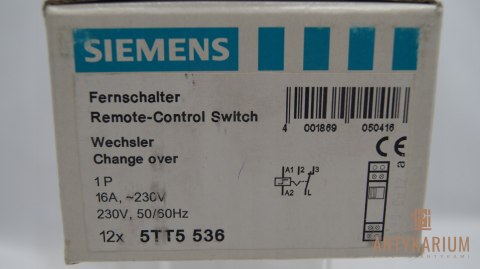Wyłącznik zdalny przemienny 1-pol 16A 5TT5 536 Siemens Wyłącznik zdalny przemienny 1-pol 16A 5TT5 536 Siemens