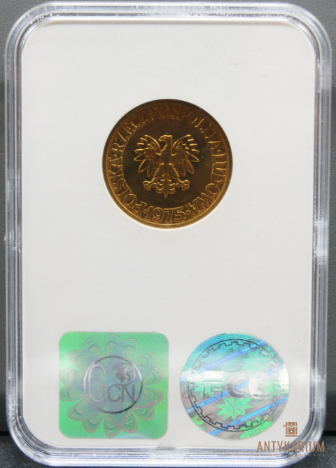 5zł 1975r Grading MS67 Skrętka 5zł 1975r Grading MS67 Skrętka