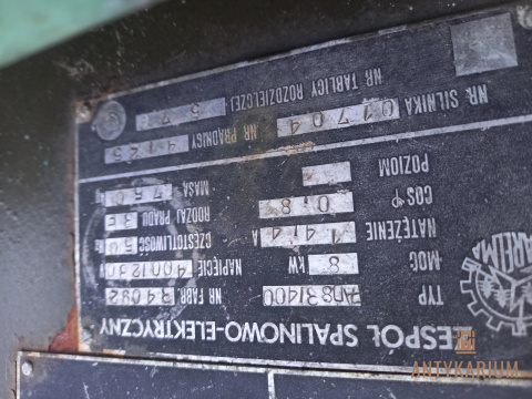 Agregat prądotwórczy 28kw silnik Garbus 1968