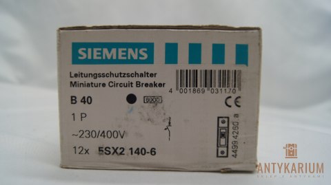 Bezpiecznik B40A 1-pol Siemens 5SX2 140-6 Bezpiecznik B40A 1-pol Siemens 5SX2 140-6