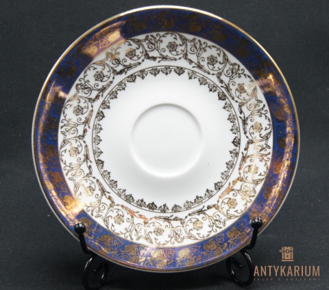 Filiżanka Porcelana bogato zdobiona JSK sygnowana 160ml