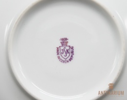 Filiżanka Porcelana bogato zdobiona JSK sygnowana 160ml