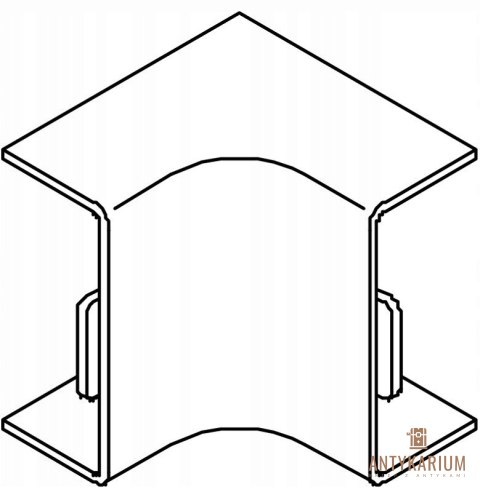 Kształtka naroża wewnętrznego typ WDK HI15030RW