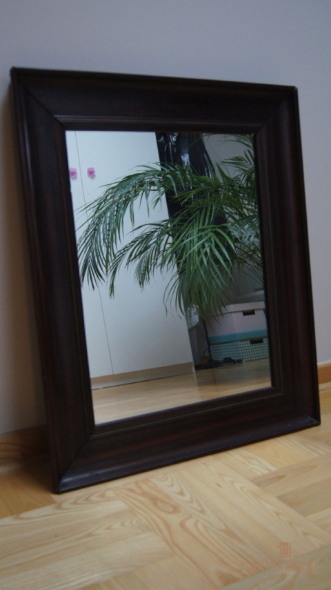 Lustro rama drewniana