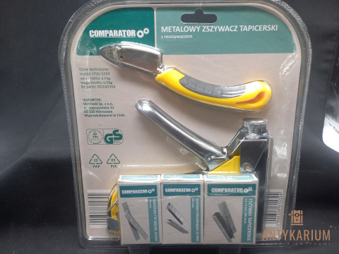 Metalowy zszywacz tapicerski zestaw