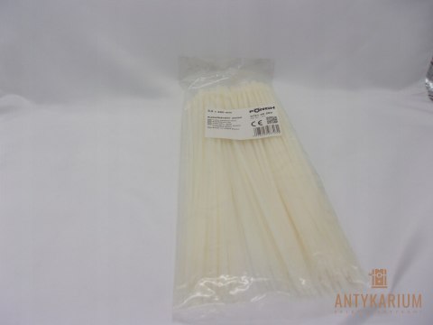 Opaska zaciskowa Forch 200 szt 3,5 mm x 280 mm Trytytka BIAŁA. Opaska zaciskowa Forch 200 szt 3,5 mm x 280 mm Trytytka BIAŁA.