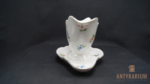 Porcelanowa Sosjerka motyw kwiatowy