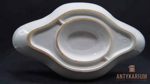 Porcelanowa Sosjerka motyw kwiatowy