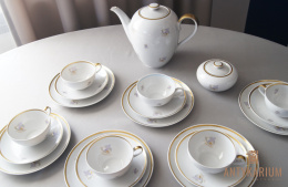 Porcelanowy zestaw do kawy lata 50/60