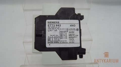 Stycznik 20A 400V AC 230V Siemens 5TT3983 Stycznik 20A 400V AC 230V Siemens 5TT3983