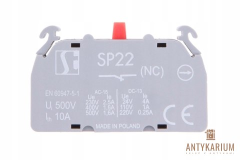 Styk Spamel 230 V IP20 0 A