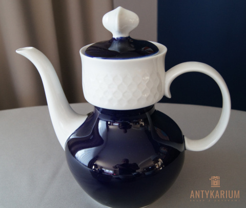 Zestaw do kawy porcelana kobalt