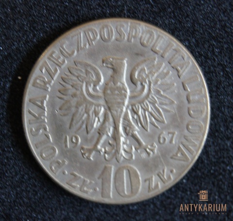10 zł Mikołaj Kopernik 1967r MN /491/