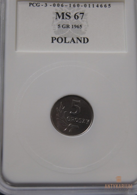 5 gr 1965r Grading MS67