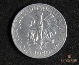 5 zł Rybak 1959r AL /495/