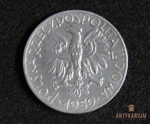 5 zł Rybak 1959r AL /495/