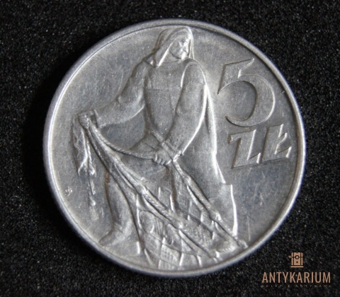 5 zł Rybak 1973r Al /494/
