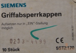 Blokada do wyłączników nadprądowych 5ST2 170 Siemens