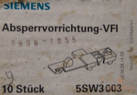 Blokada wyłącznika róż-prądowego 5SW3 003 SIEMENS