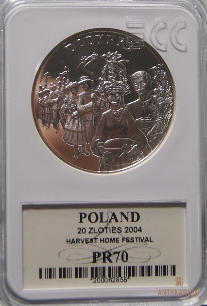 Dożynki 20 zł mennicza PR 70