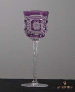 Kryształowy kielich Huta Józefina 1920-30