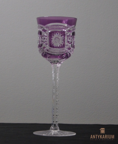 Kryształowy kielich Huta Józefina 1920-30
