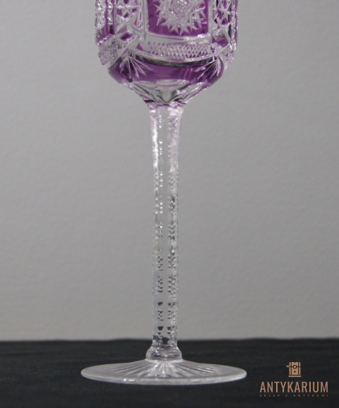 Kryształowy kielich Huta Józefina 1920-30