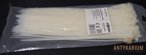 Opaska FORCH 200 szt 3,5 mm x 280 mm Trytytka biała