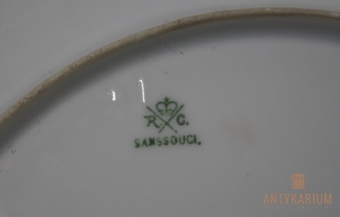 Patera Rosenthal Sanssouci secesja 1890r.