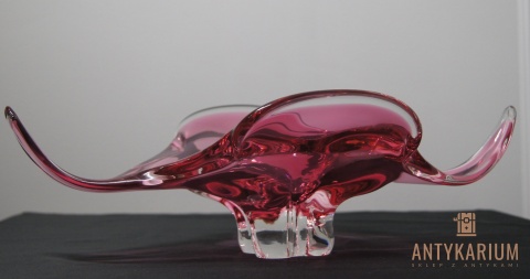 Patera różowa 42cm Josef Hospodka 1960