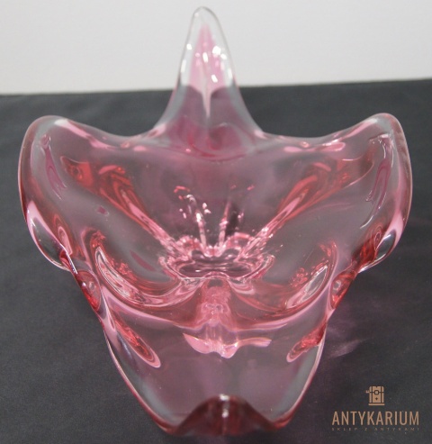 Patera różowa 42cm Josef Hospodka 1960