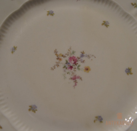 Patera talerz porcelana Reichenbach Turyngia lata 70