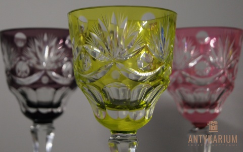 Zestaw sześciu kryształowych kieliszków do wina Nachtmann