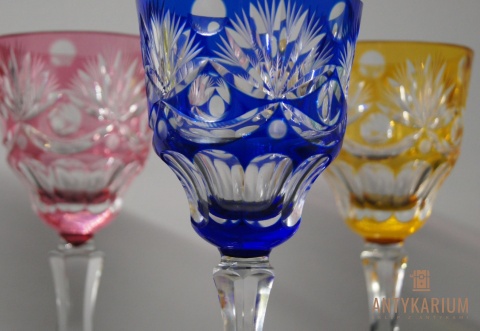 Zestaw sześciu kryształowych kieliszków do wina Nachtmann