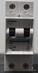 Wyłącznik bezpiecznik Siemens 5SX2 225-8 2Pol D25