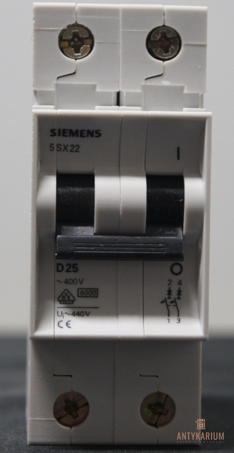Wyłącznik bezpiecznik Siemens 5SX2 225-8 2Pol D25