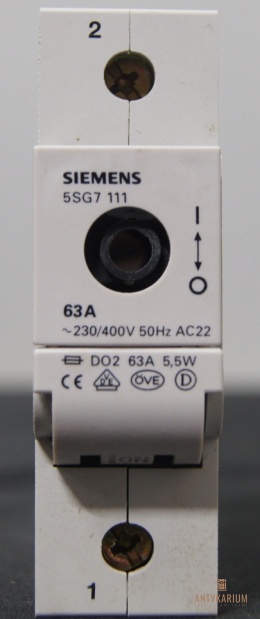 Rozłącznik bezpiecznikowy D02/63A/Minized SIEMENS 5SG7 111
