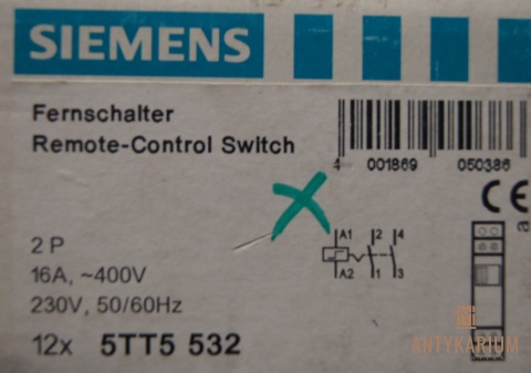 Przekaźnik zdalny 2-bieg 16A 5TT5 532 Siemens