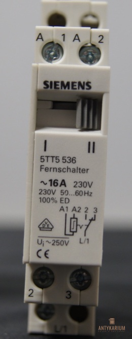 Przekaźnik zdalny przemienny 1-pol 16A 5TT5 536 Siemens