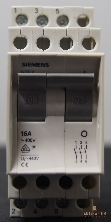 Rozłącznik 16A 400V 2-POL 5TE7 113 Siemens
