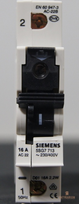 Rozłącznik bezpiecznikowy Minized D01 1POL 2-16A 5SG7 713 Siemens