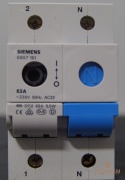 Rozłącznik bezpiecznikowy Minized D02 2-63A 400V 1+N 5SG7151Siemens